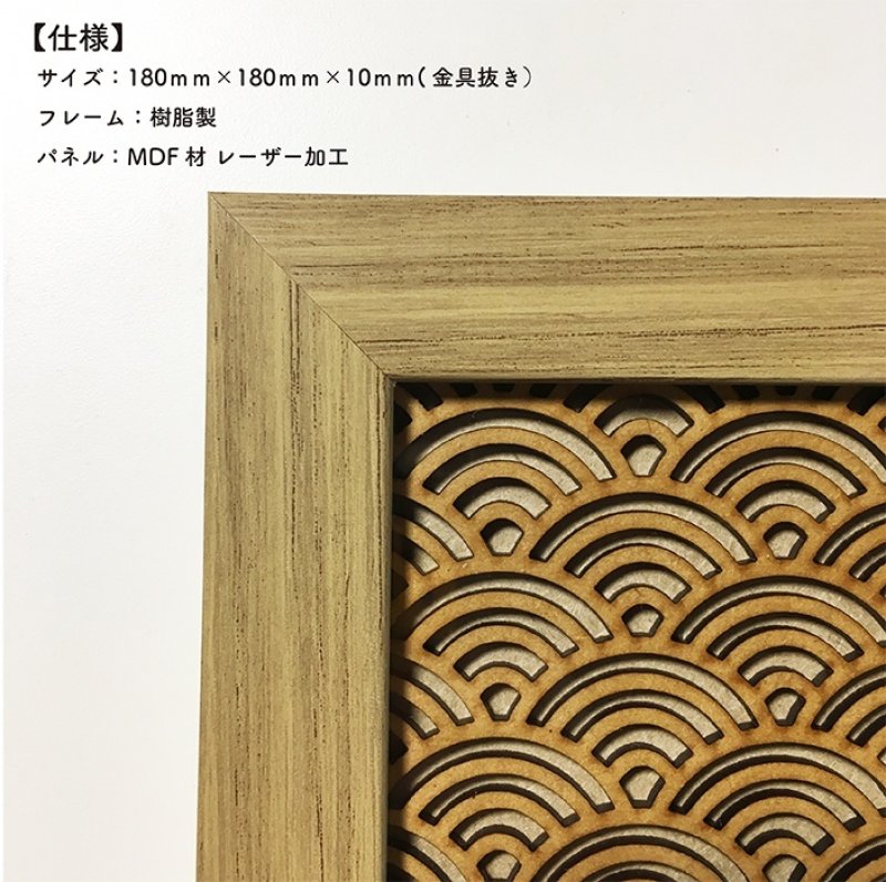 画像3: 古典柄&家紋のウォールパネル 家紋オーダー可 (3)