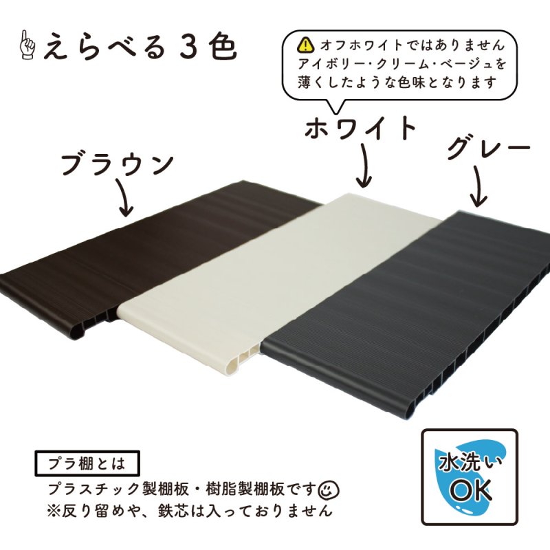画像3: 樹脂製棚板  1cm25円/枚  オーダーカット 1枚のカット可能サイズ20.0cm〜100cm 奥行き29cmのみ ※3300円以上ご購入の送料無料対象外 (3)