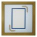 画像1: ポストカード 三角形 古紙風×小紋 B (1)