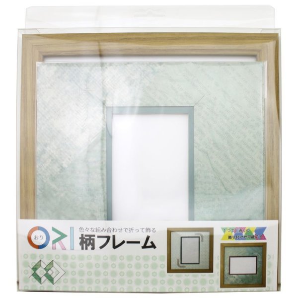 画像3: ポストカード 三角形 古紙風×小紋 G (3)